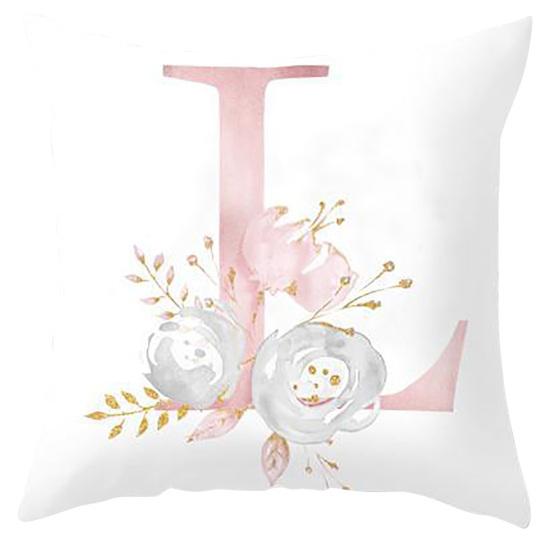 Английский алфавит с цветочным принтом наволочка на пояс наволочка для свадебной кровати