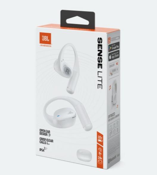 Jbl sense lite white open wireless headphones