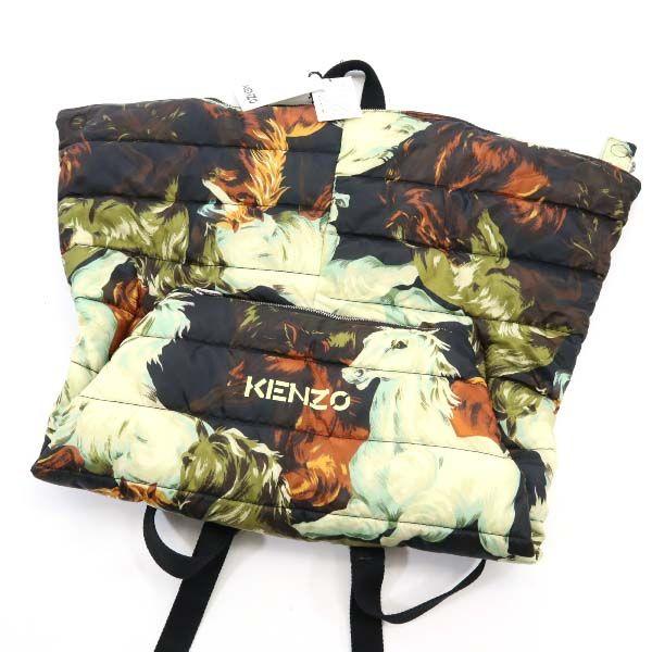 Неиспользованный KENZO 21AW kenzomania 2WAY FA65SA003F23 Общая ручная стежка Дневной рюкзак Мужской Б/у