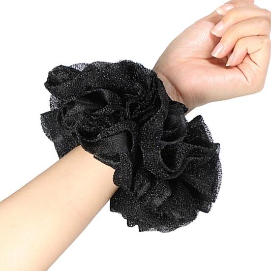 Flower Shape Hair Tie High Elastic Headwear Big Shining Hair Rope Hair Accessories