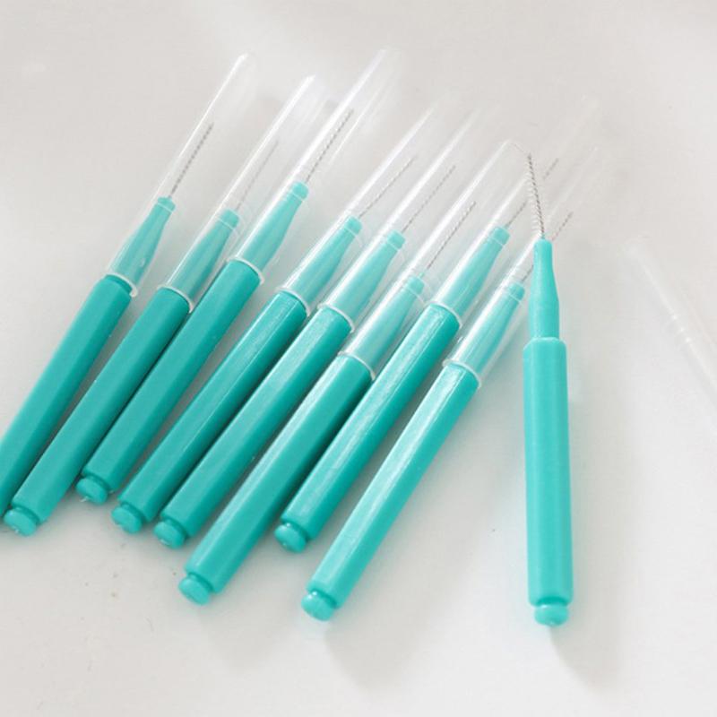 10 шт. межзубных щеток Denta Floss Cleaning стоматологическая щетка ортодонтическая стоматологическая щетка для зубов