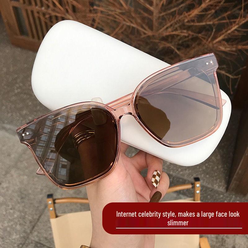 Квадратные желтые солнцезащитные очки 2024 года для узких и крупных лиц - Стройнящие и с защитой от УФ-лучей