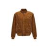 Polo Logo Embroidered Zip Collar Jacket Men Jackets Light-Brown 914227002-BEIGE