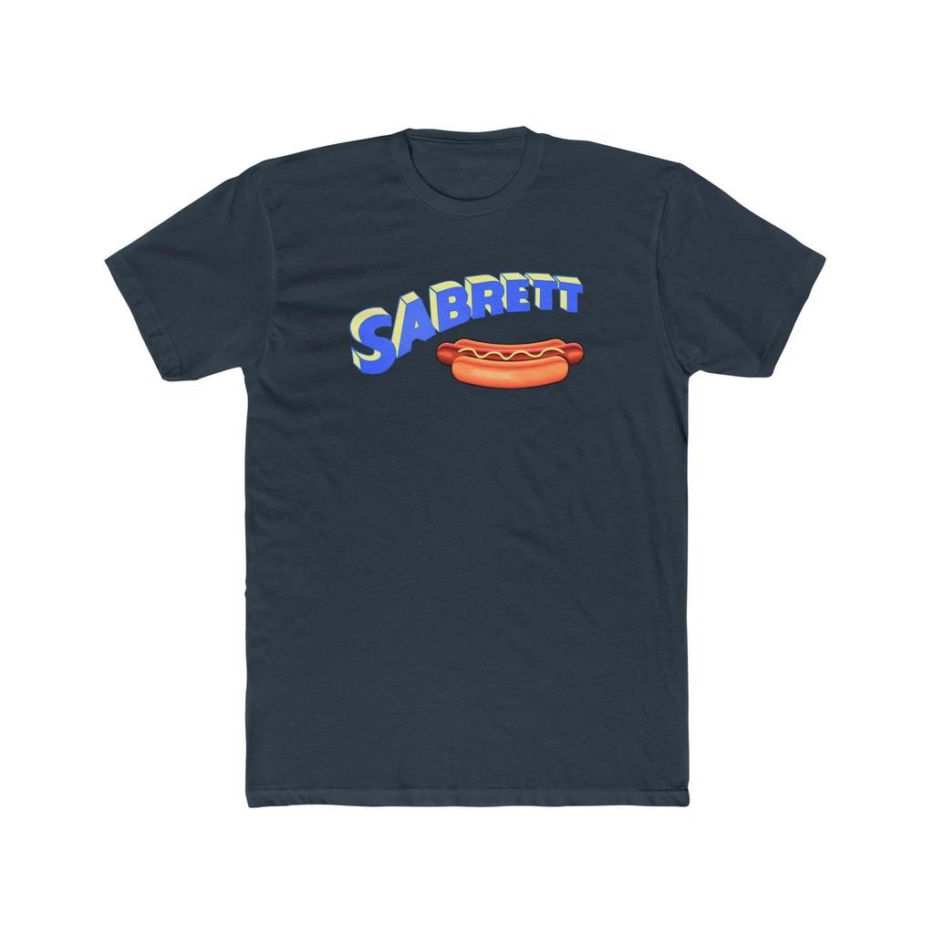 Sabrett Hotdogs New York City Street Food Men's Cotton Crew Tee