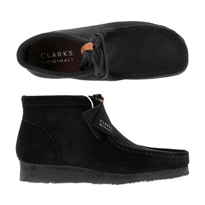 Clarks 26155517 Ботинки Wallabee из черной замши