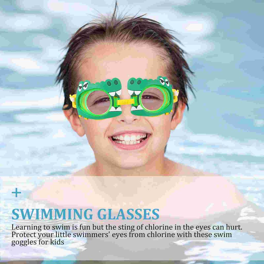 3 шт. Детские очки для плавания, детские практичные очки, регулируемые, для дайвинга, защитные очки, цельные, противотуманные, водонепроницаемые