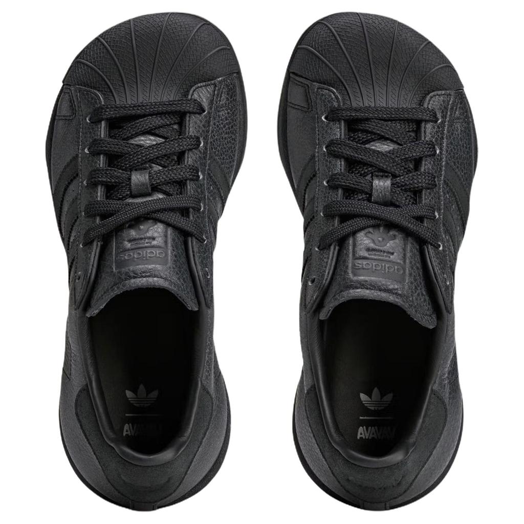 Avavav x adidas Модифицированные кроссовки Superstar Triple Black Женские Core-Black JI4585