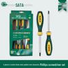 SATA 09334 Серия G Набор из 5 шлицевых/крестовых отверток