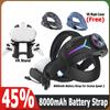 8000mah Battery Strap For Oculus Quest 2 Adjustable Elite Strap Improve Plate Comfort Head Band Vr Black Stand Vr Mask Case