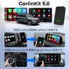 Беспроводной адаптер CarlinKit 5.0 CarPlayAndroid Auto, Более быстрая работа, Онлайн-обновления, Bluetooth, Музыка и многоязычная поддержка, Совместим с