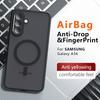 Подходит для чехла для мобильного телефона Samsung A06 A15 матовый A24 магнитный A36 противоударный A54 с ощущением кожи A16 защитный чехол A56 жесткий