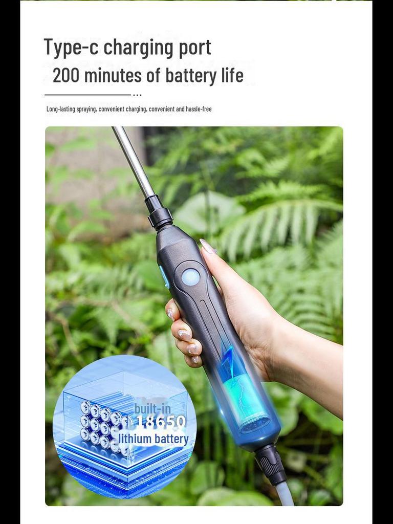 2024 New Electric Household Small Pesticide Sprayer - High Pressure Watering Pot