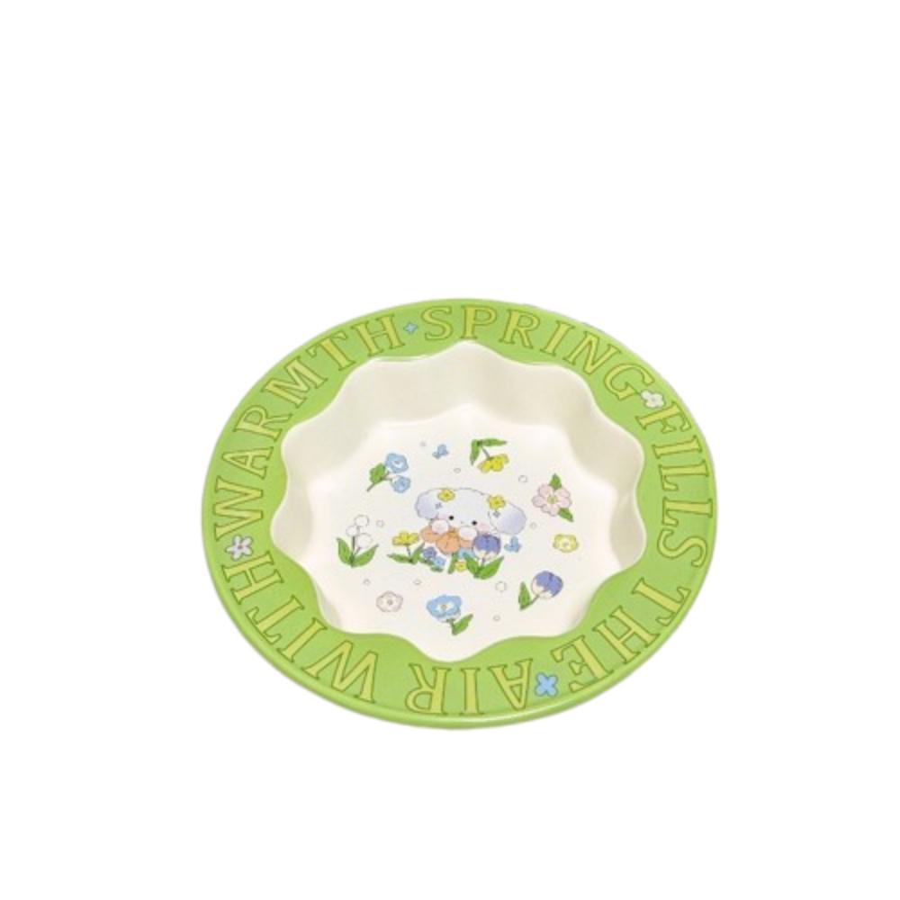 Non-Slip Cat Canned Food Bowl Rabbit Flower Water Bowl Stylish Pet Feeding Bowl Pet Supplies