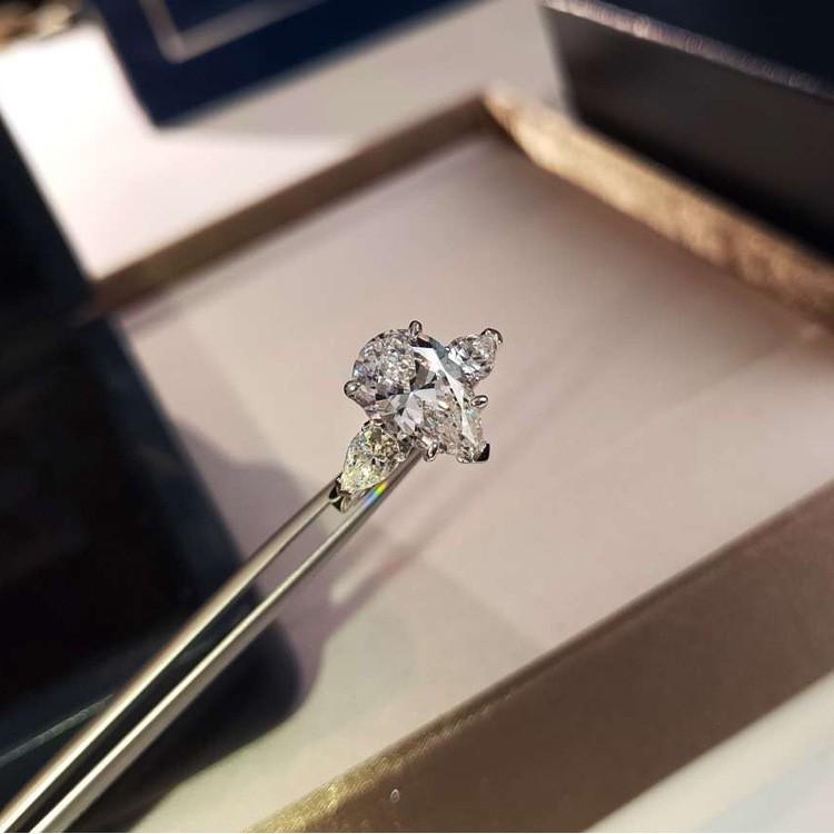 Круглое кольцо Weiya с инкрустацией цирконием — классические ювелирные изделия в европейском и американском стиле