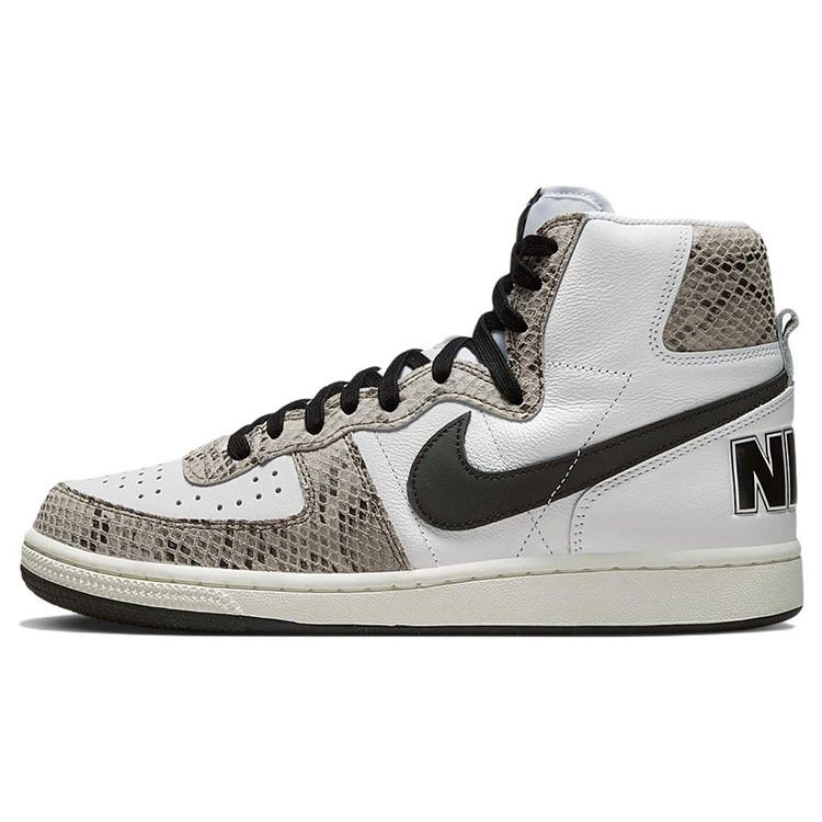 Nike Кроссовки Terminator High Cocoa Snake Unisex White Black Sail FB1318-100