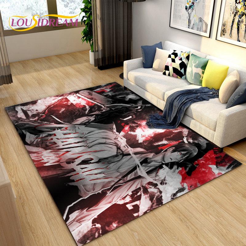 3D Chainsaw Man Anime Denji Cartoon Area Rug, ковер для гостиной, спальни, дивана, коврика, украшения, детский нескользящий напольный коврик