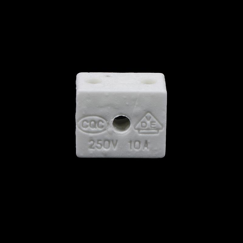 5Pcs 2 Postion 5 Hole Ceramic Wiring Terminal Block High Frequency Porcelain Dua