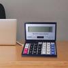 Portable Solar Calculator 12 Digits Financial Office Calculator  Home Office Supplies