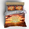 Inspirational Sunset Red Bird Bedding Set Bedding set (1 duvet cover, 2 pillowcases, duvet not included)