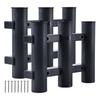 Goture Fishing Rod Holders 3-Tude Rack Fishing Rod Holder Bracket Plastic Fishing Pole Holder with Screw Boat Accessories