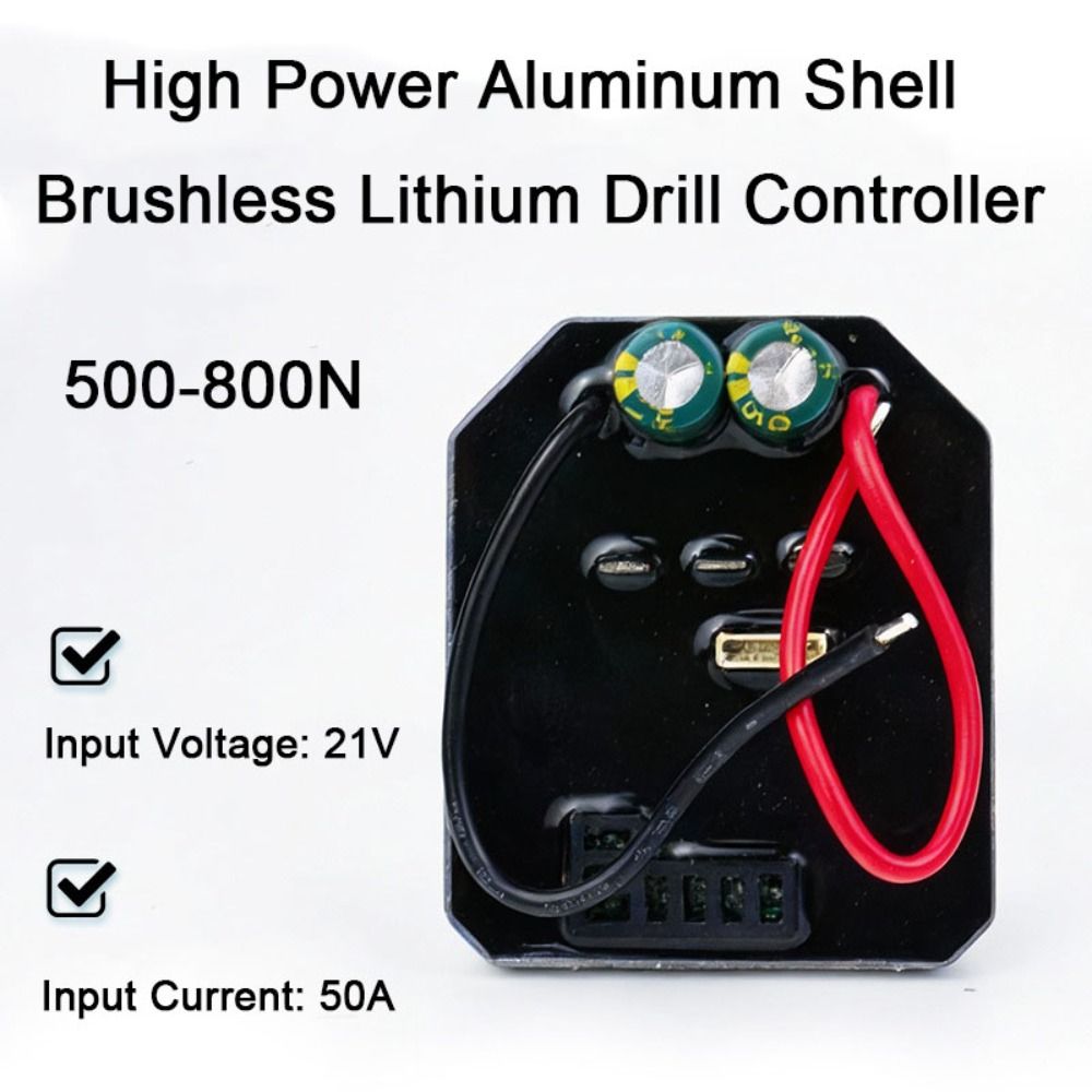 Brushless Lithium Electric Drill Board Aluminum Shell Controller Motherboard Power Tool