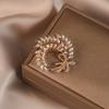 Imitation Crystal Wheat Ear Brooch, High-end Light Luxury Sweater, High-end Brooch Pin, Fixed Clothing Accessory