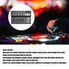 Durable 2 Master Volume Knobs 10 Channel Mixer 100‑240V for US Plug Low Noise Stereo Line Mixer Dj Mixing Board Small Clubs