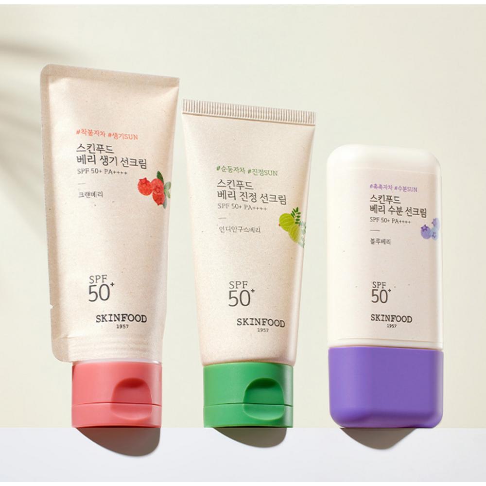 Skinfood Солнцезащитный крем Berry Moisture SPF50+ PA++++, 50 мл, 2 шт.