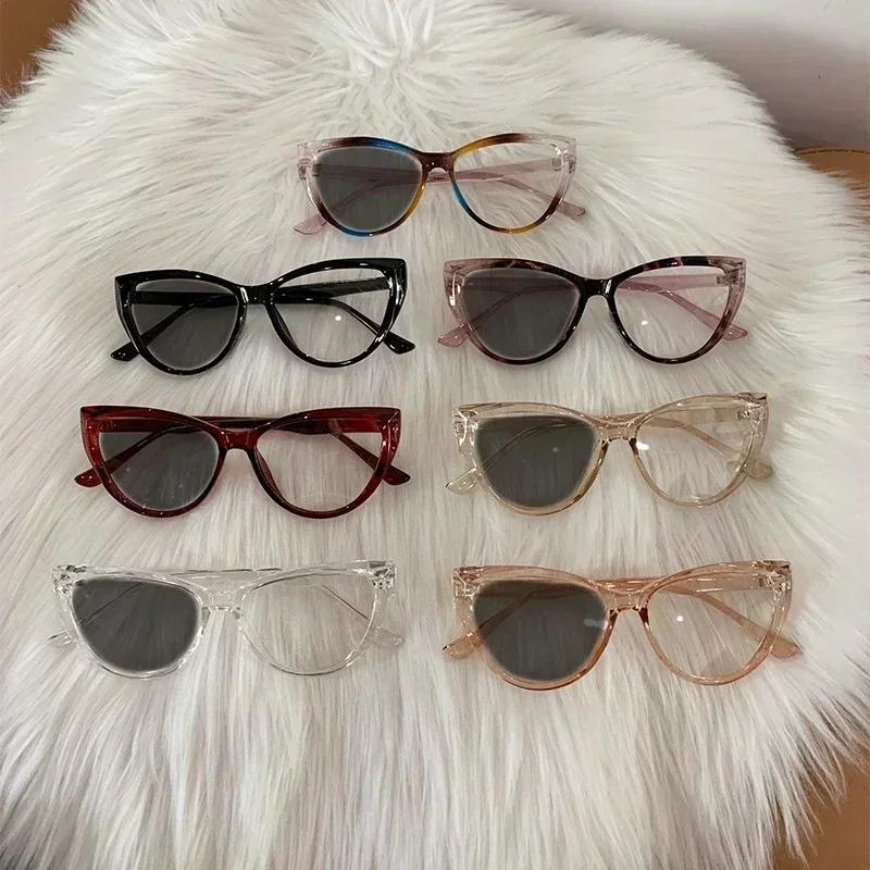 Очки против синего света для близорукости для женщин, унисекс, для женщин и мужчин, готовые солнцезащитные очки с изменением цвета, очки для коррекции зрения вблизи