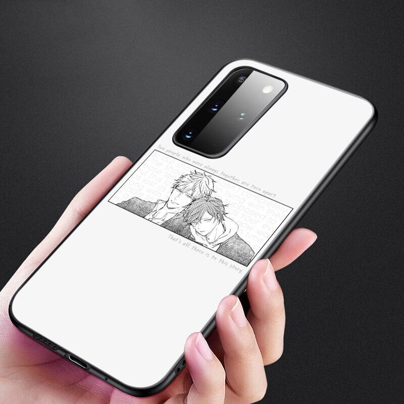 Милый мультяшный аниме-чехол Given Yaoi для Samsung Galaxy S20 S21 FE S10 Lite Note 20 10 Lite S8 S9 S10E S10 Plus Ultra Black Cover