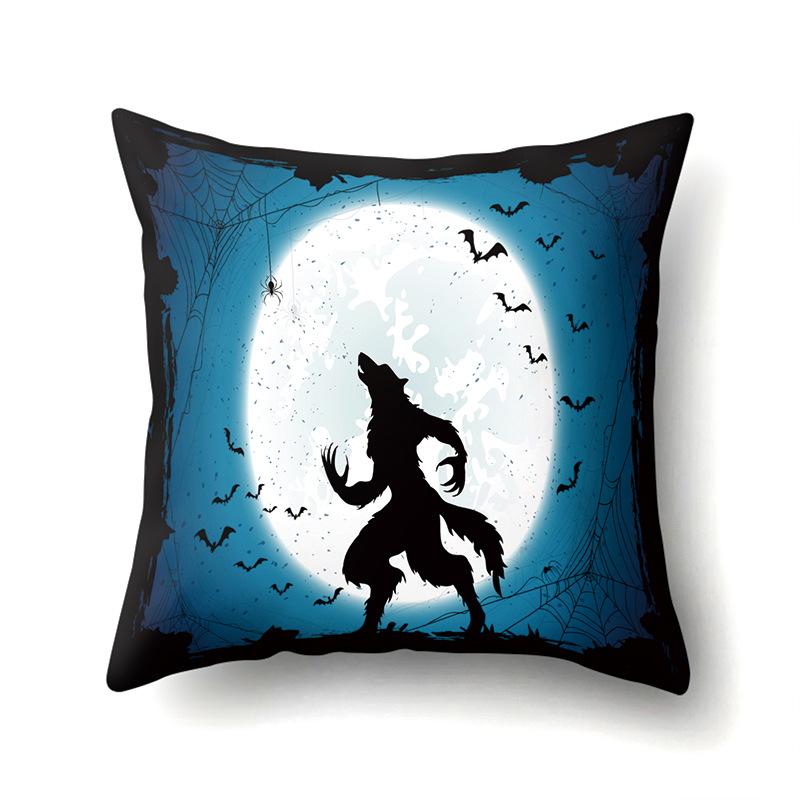 Хэллоуин Наволочка Подушка для поясницы автомобиля Тыква Чехол для диванной подушки Офис Дом Гостиная Наволочка