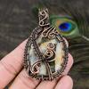 Ocean Jasper Gemstone Copper Wire Wrap Jewelry Pendant 2.96