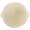 Enameled bowl with handles, cream, TONCA, 33 cm, 5 l