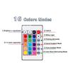 16 цветов RGB лампа светодиодная многоцветная лампа E27 цоколь 220 В бытовое освещение с регулируемой яркостью 24 клавиши дистанционного управления атмосфера неоновый свет