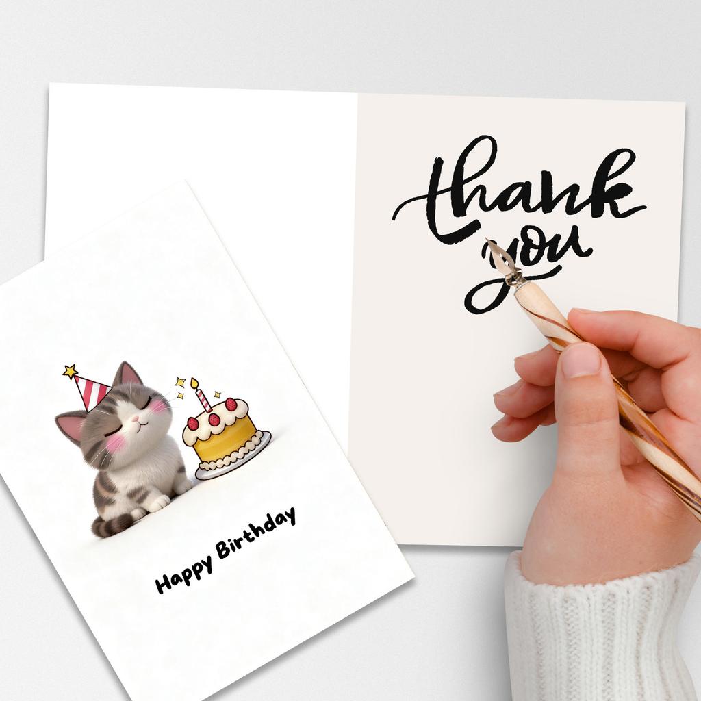 10 Cartoon Birthday Card Envelopes Set With A Variety Of Creative Birthday Greeting Cards