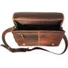 Leather 16 Inch Leather Vintage Rustic Crossbody Messenger Courier Satchel Bag Gift Men Women Briefcase Carry Laptop
