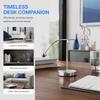 Glossy Metal Finish Metal Balance Sculpture Silver Tone Tabletop Balance Decor  Home Decor