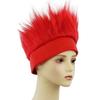 Solid Color Sports Events Wig Spiky Texture Fluffy Upward Wig  Fan Support