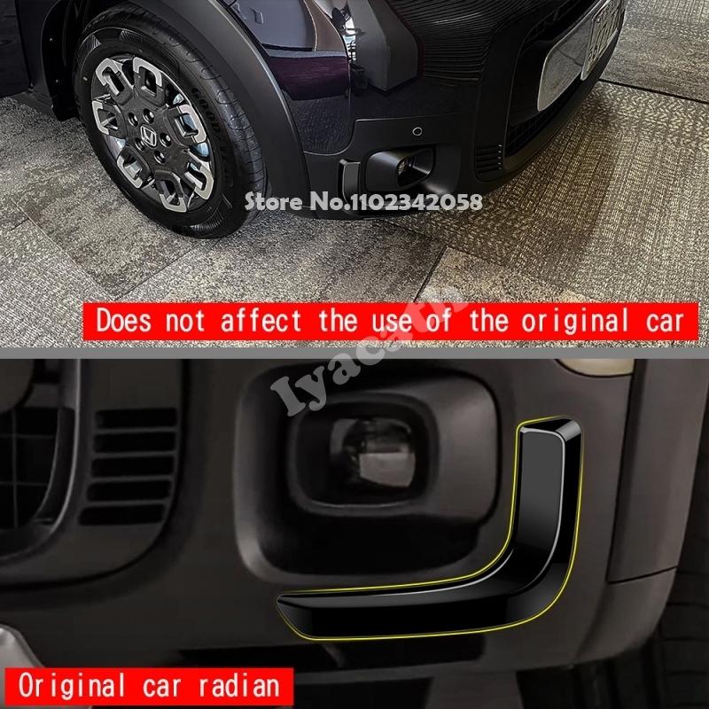 Для Honda FREED CROSSTAR 2024 2025 ABS Передний бампер Декоративная накладка на рамку противотуманной фары Круглый элемент противотуманной фары Чехол Аксессуары для экстерьера автомобиля