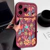 Ударопрочный чехол для телефона For iPhone 17 Pro Max Цветной мультяшный узор Силиконовая крышка For iPhone 16 Pro Max Чехол iPhone 15 14 13 12 11 16E Air