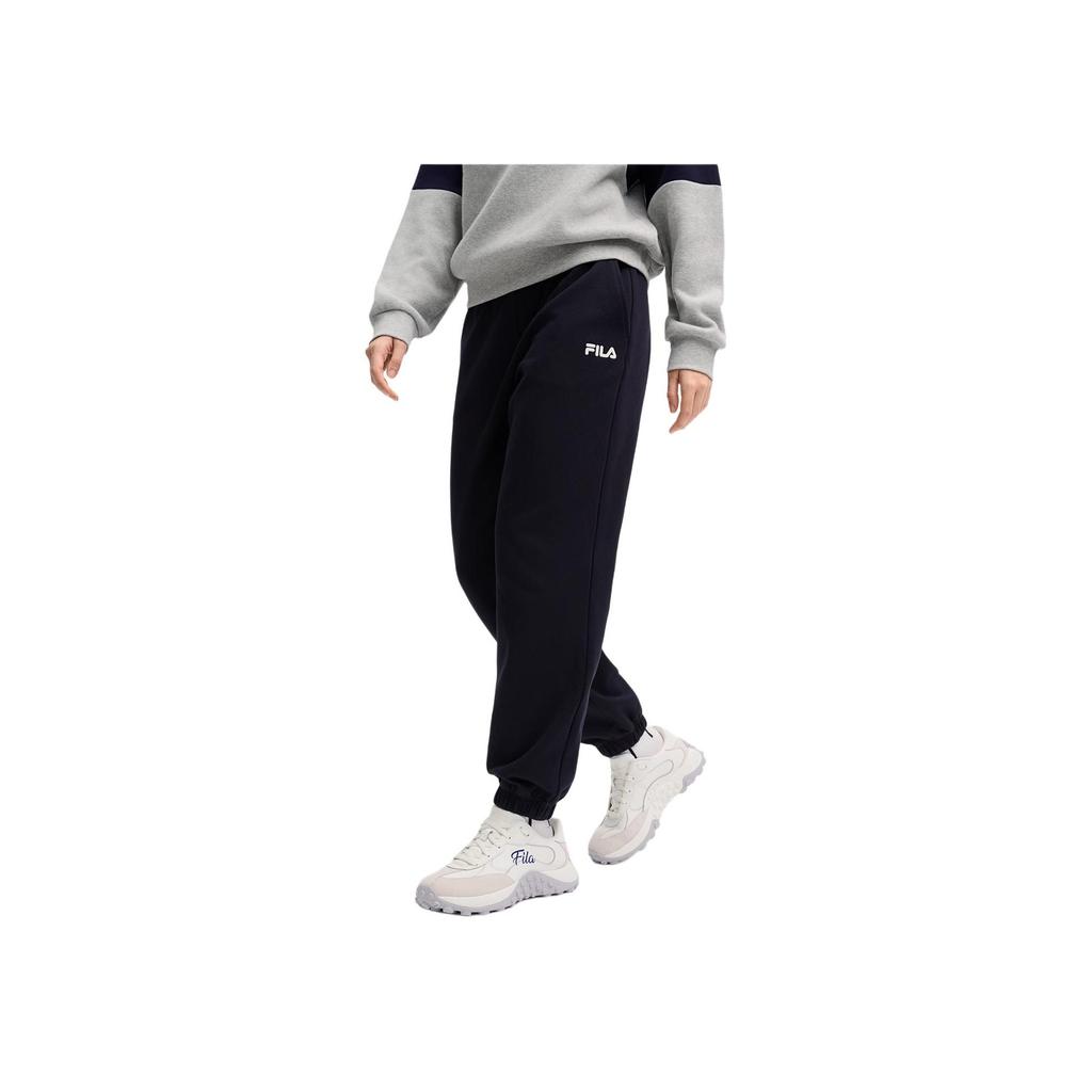 Fila Оригинальная Мода Удобные Простые Повседневные Ретро Трикотажные Спортивные Штаны Женские брюки Легендарный-Синий F11W519603F-NV