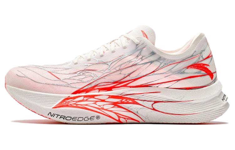 Men's Sneakers Anta C202 5 GT Cushioning, Wear Resistant Low top Marathon Running Shoes Men's Red White