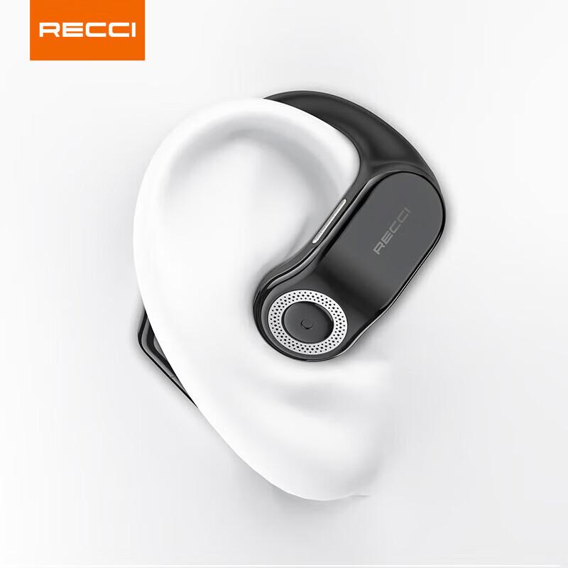 Беспроводные наушники Recci REP-W87 с двойным подключением, с заушинами, открытого типа