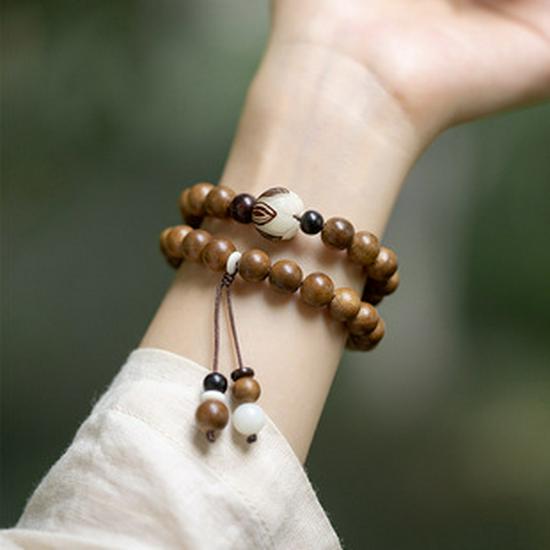 Браслет из нефрита Хэтянь - Ретро-дизайн, подарок для лучшей подруги