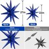 8 шт. Звездные шары, Огромные синие шары из алюминиевой фольги в виде взрывающейся звезды для вечеринки в честь рождения ребенка, выпускного, принадлежности для голубых украшений для вечеринки