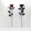 With Eyeball Eyeball Fake Flower Handmade Artificial Black Rose  Cosplay Supplies