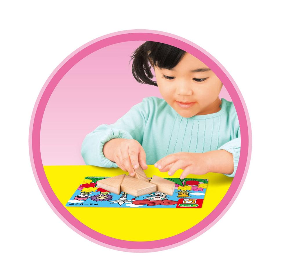 AGATSUMA Anpanman Genius Brain Puzzle W135×H135×D28mm