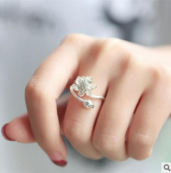 Korean Cute Cat Open Women's Ring