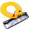 Adjustable Inflatable Life Jacket Belt With Reflective Tapes and Whistle(White Camouflage)