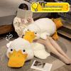 Cuddly White Duck Pillow Plush Toy - Super Soft Sleep Hug Doll for Girls, Perfect Birthday Gift